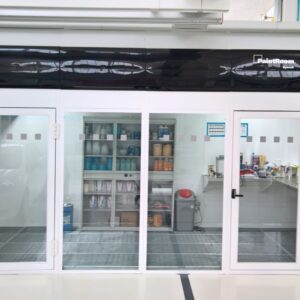 Paint Mixing Room from showroom