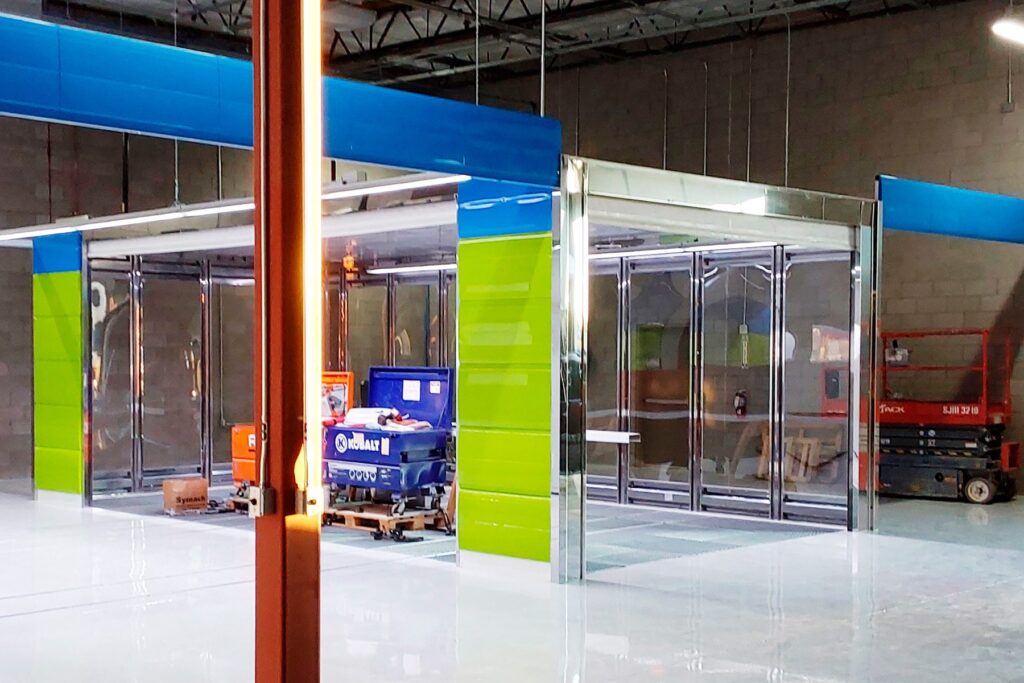 WALL – Side open passage car wash 8000 H3000