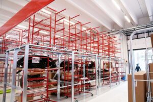 14 Parts cart warehouse