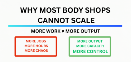Why Most Body Shops Cannot Scale